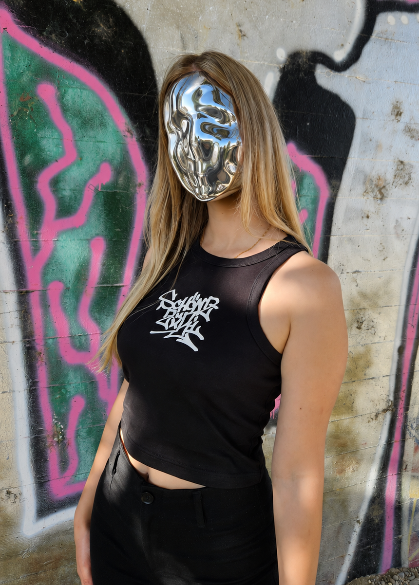 Schönz Züri eSZential Crop Top – Black