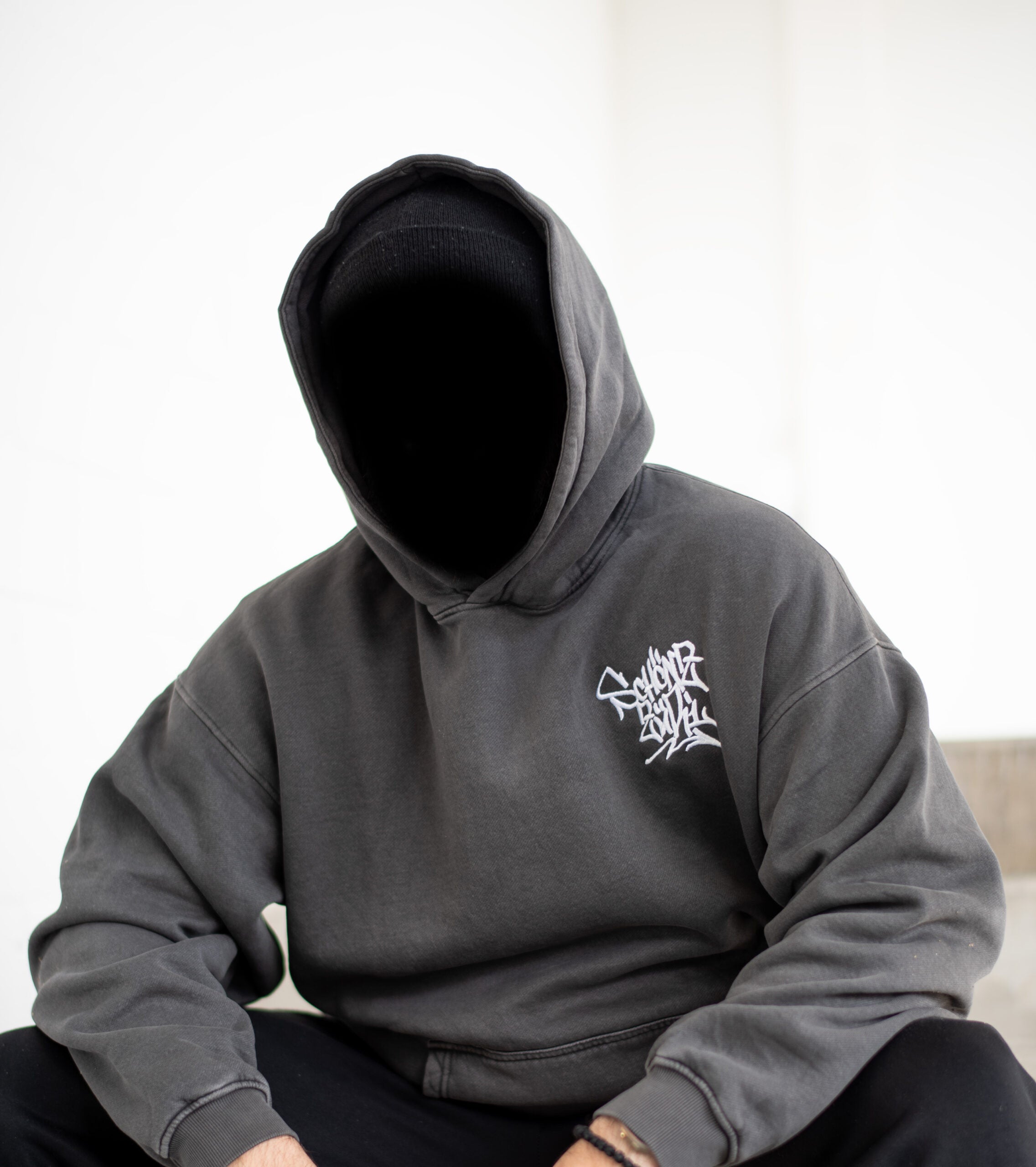 Schönz Züri Oversized Hoodie – Acid Washed